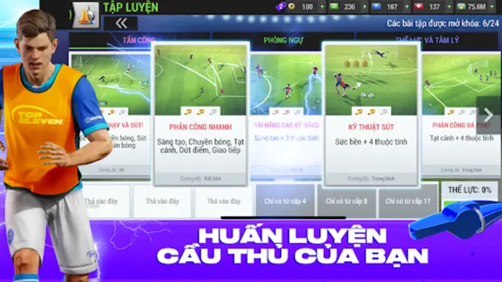 Top Eleven Quản Lý Bóng Đá android App screenshot 3